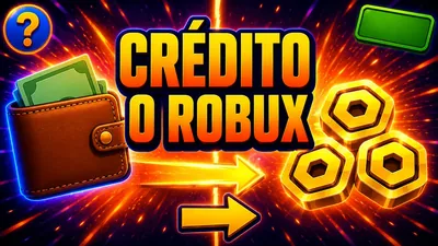 Un saldo en moneda local transformándose en fichas de Robux