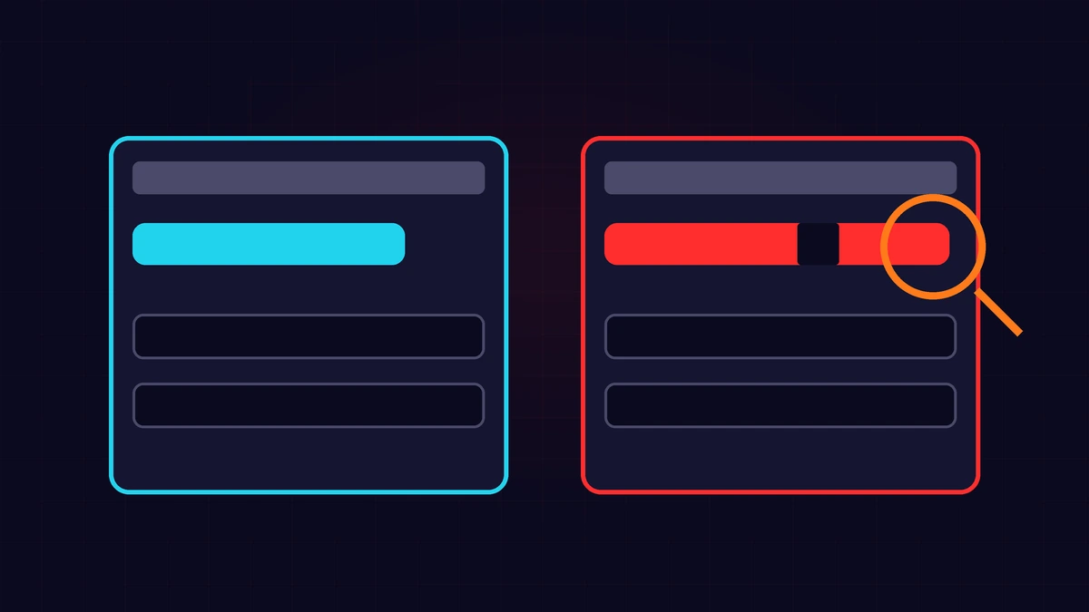 Comparación entre una página de acceso legítima y una falsa